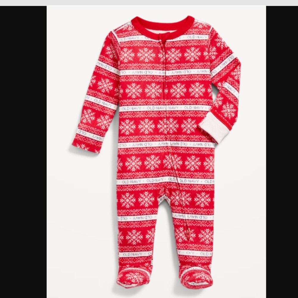 Footed PJs from Match the Family collection, NEW! 3-6 mo